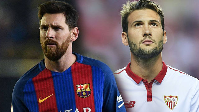 FOTO: El intenso cruce entre Messi y 