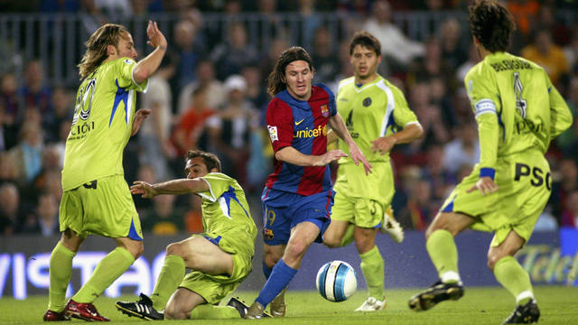 FOTO: Messi dibujó una extraordinaria jugada para un gol histórico