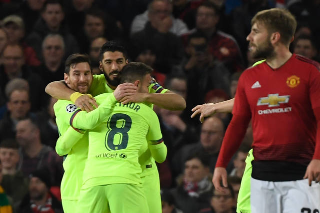 FOTO: Barcelona logró un valioso triunfo sobre Manchester United