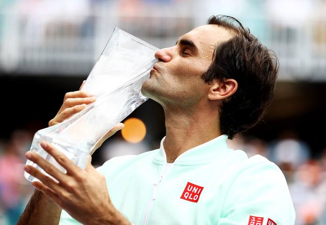 FOTO: Federer, inoxidable: se consagró por cuarta vez en Miami