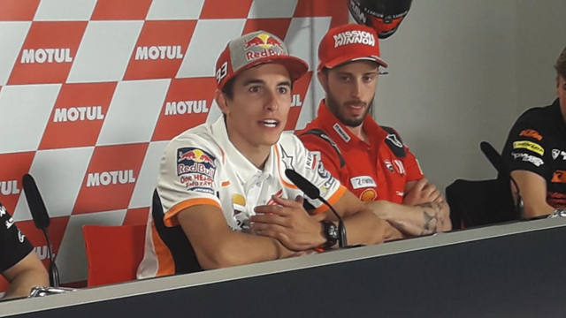 Marc Marquez, el más rápido en la clasificación del Moto GP