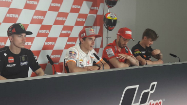 Marc Marquez, el más rápido en la clasificación del Moto GP