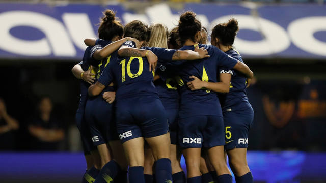 Las Gladiadoras jugaron por primera vez en La Bombonera