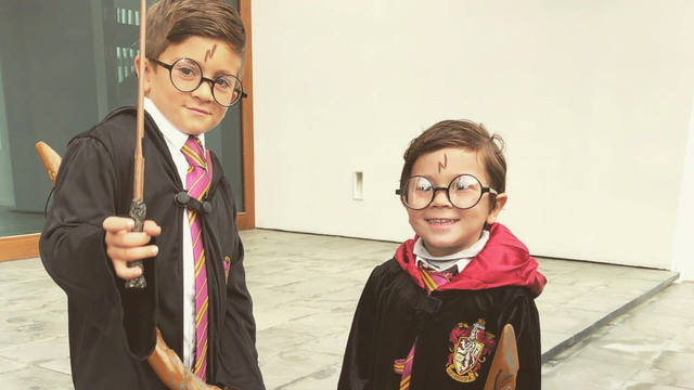 El tierno video de Mateo Messi disfrazado de Harry Potter