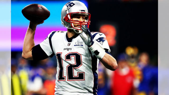 Tom Brady, quarterback de los Patriots de Nueva Inglaterra