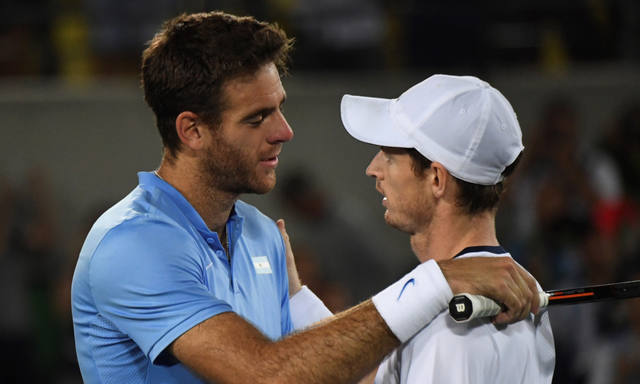 El mensaje de Del Potro tras el anuncio de retiro de Murray