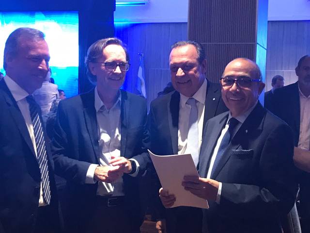 Mario Pereyra moderó la charla de Andrés Fassi