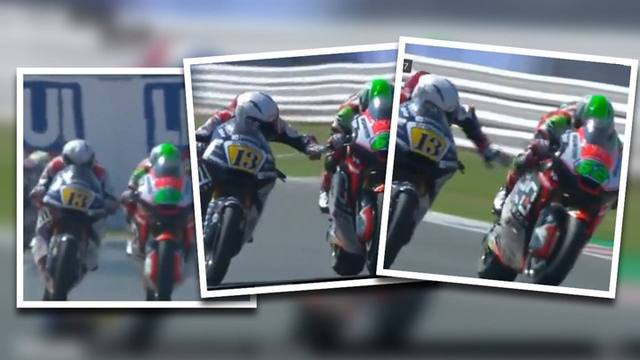 Expulsaron al motociclista que le apretó el freno a un rival