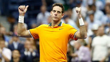 Del Potro, gigante: es finalista tras el abandono de Nadal