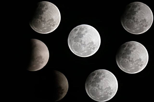 FOTO: El segundo eclipse parcial de Luna de 2019 encantó al país