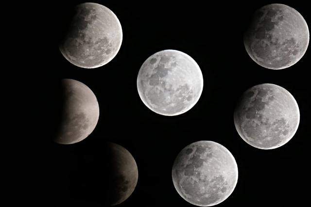 El segundo eclipse parcial de Luna de 2019 encantó al país