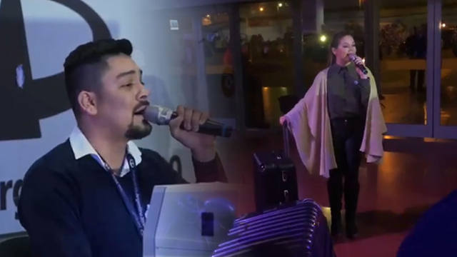 Emotivo flashmob en el aeropuerto tucumano por el 9 de Julio