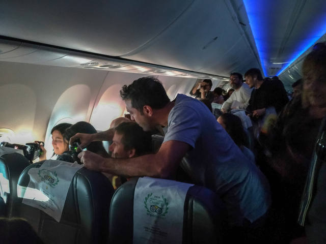 FOTO: Los pasajeros vivieron una experiencia inolvidable a bordo.