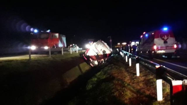 Volcó un micro con jóvenes argentinos en Uruguay