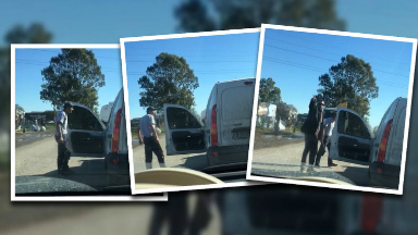 AUDIO: Video: lo amenazó con un hacha por una discusión de tránsito