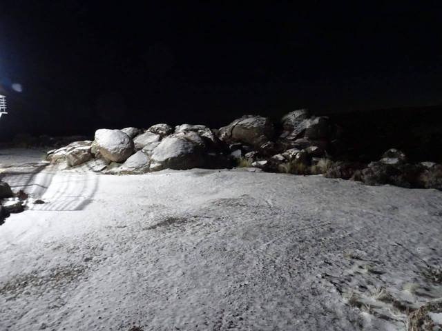 FOTO: Imágenes de una nueva nevada en las Altas Cumbres