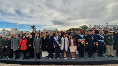 Schiaretti y Mestre compartieron los actos del 25 de Mayo