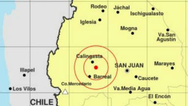 AUDIO: Temblor de 5,5 grados sacudió a la provincia de San Juan