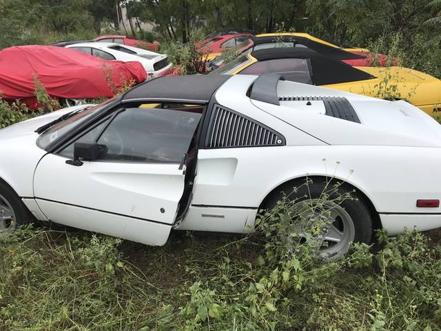 Encuentran una colección de Ferraris abandonadas en un campo
