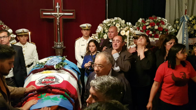 AUDIO: Los restos del diputado Olivares son velados en Villa Mazán