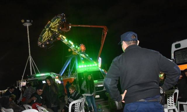 Las fotos y videos del rescate en el parque de diversiones