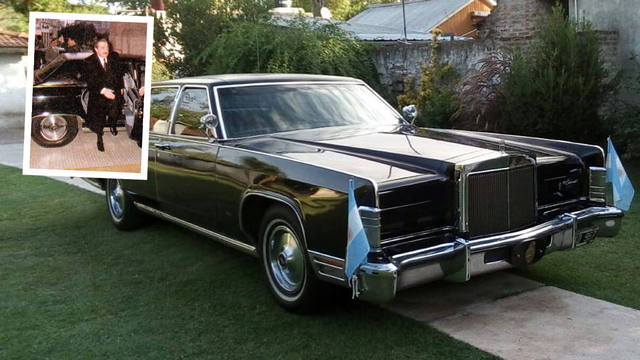 Venden el Ford Lincoln Continental que usó Alfonsín