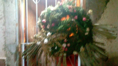 AUDIO: Dejaron una corona fúnebre en la casa de Pablo Carrasco
