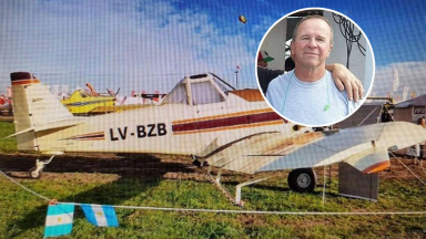 Hallaron el cuerpo del piloto de la avioneta estrellada