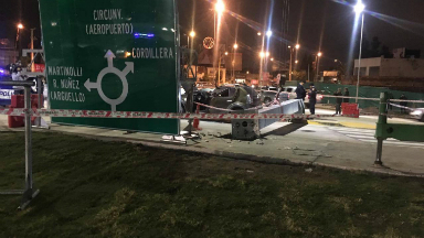 Roggio señaló que el auto pasó por un lugar no habilitado
