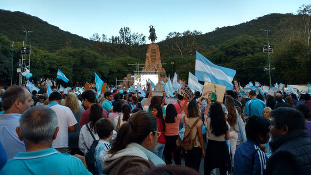 Miles de personas marcharon 