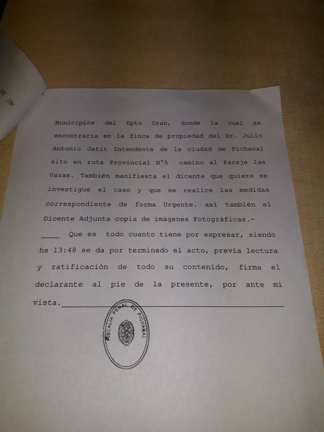Concejales piden la intervención del municipio de Pichanal