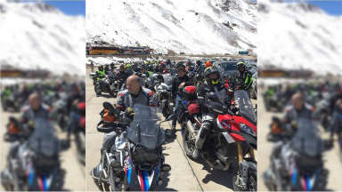 AUDIO: Un millar de motoqueros cruzaron la cordillera por Mendoza