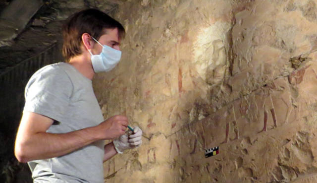 FOTO: Arquéologo argentino investigará signos de una tumba egipcia
