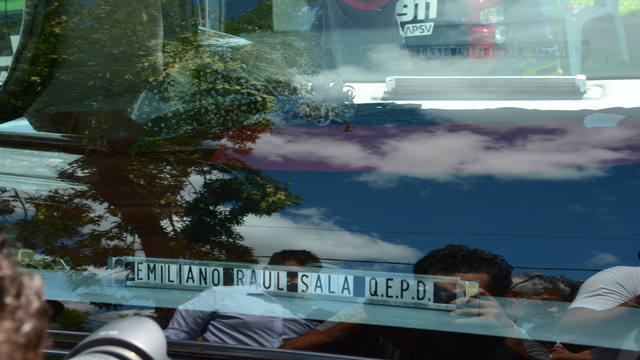 FOTO: Un Progreso de luto despidió los restos de Emiliano Sala