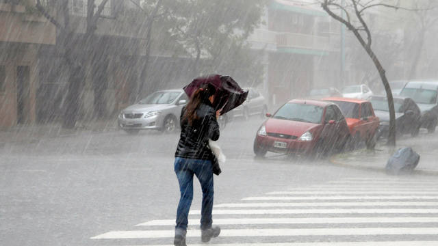 Alerta por tormentas fuertes