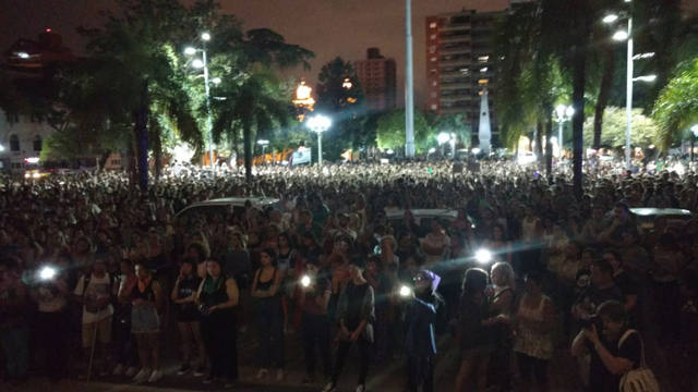 Masiva movilización en Santa Fe por el crimen de Agustina.