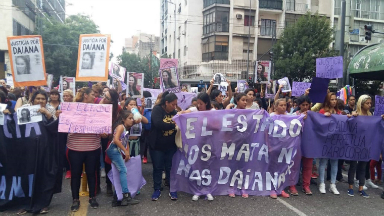 AUDIO: Marcharon para pedir justicia por Dahiana Moyano