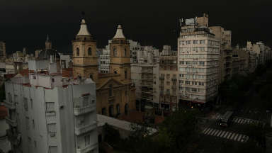 AUDIO: Cielo negro en Buenos Aires