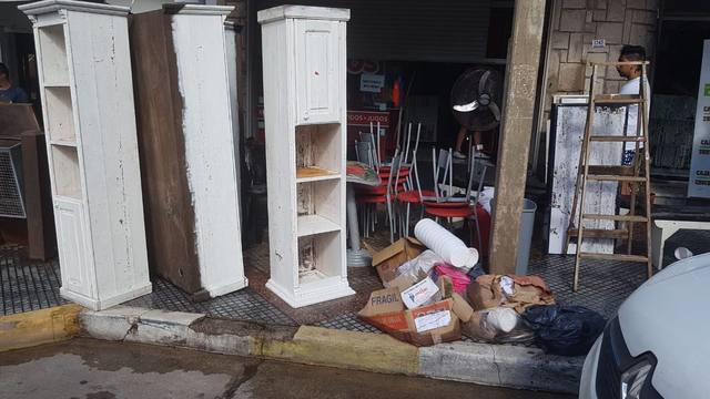 Así quedó Mina Clavero tras el desborde del río