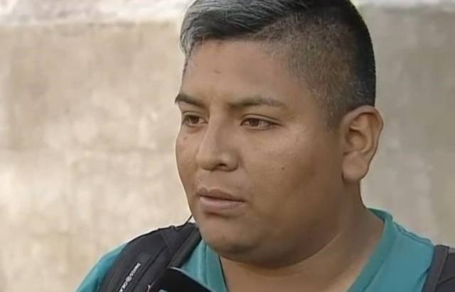 Luis Oscar Chocobar, policía procesado por matar a un ladrón.