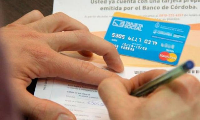 Tarjeta Social de la Proincia de Córdoba