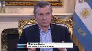 AUDIO: Presidente Maurio Macri