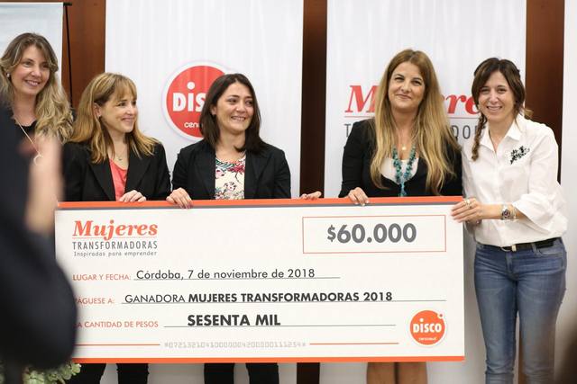 FOTO: Un emprendimiento riocuartense fue premiado con 60.000 pesos