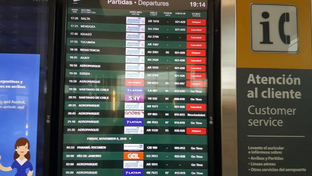 Paro salvaje en Aerolíneas: caos y 30 mil afectados