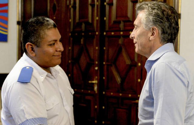 FOTO: Chocobar había sido fuertemente respaldado por Macri.