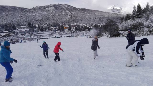 Septiembre se despidió con una nevada en Bariloche