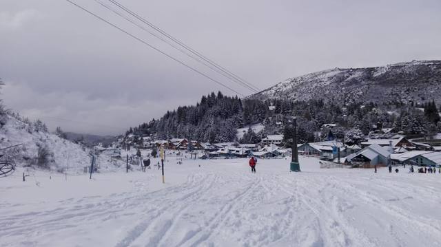 Septiembre se despidió con una nevada en Bariloche