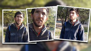 AUDIO: Caminó de Córdoba a Alta Gracia para ir a trabajar