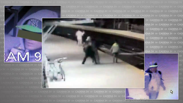 FOTO: Video: así matan a golpes y tiran a las vías a un indigente