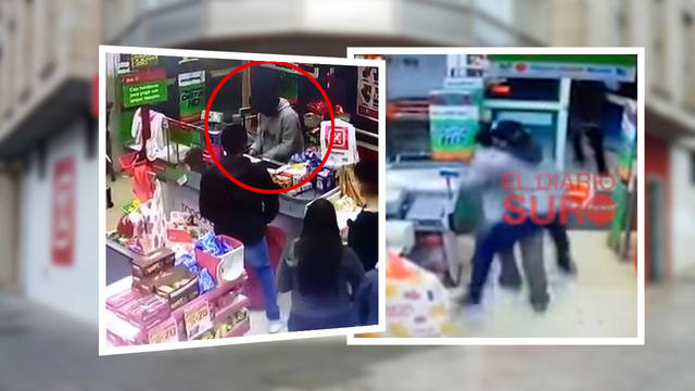 FOTO: Clientes frustraron el robo de un ladrón en un supermercado